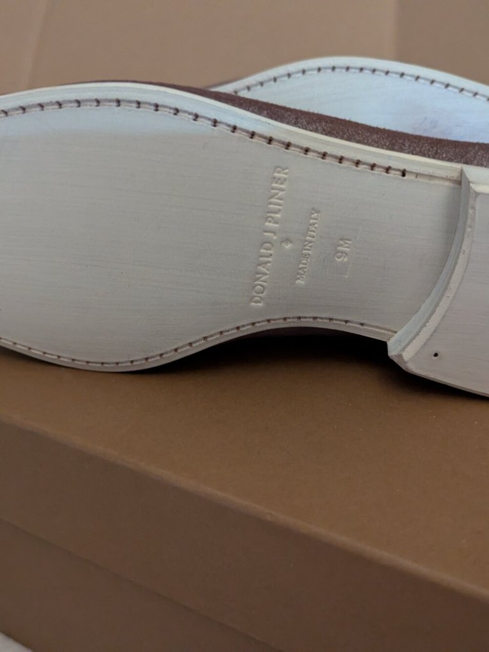 DONALD J. PLINER Men's Loafers Made in Italia Size 9.5 - Picture 6 of 11